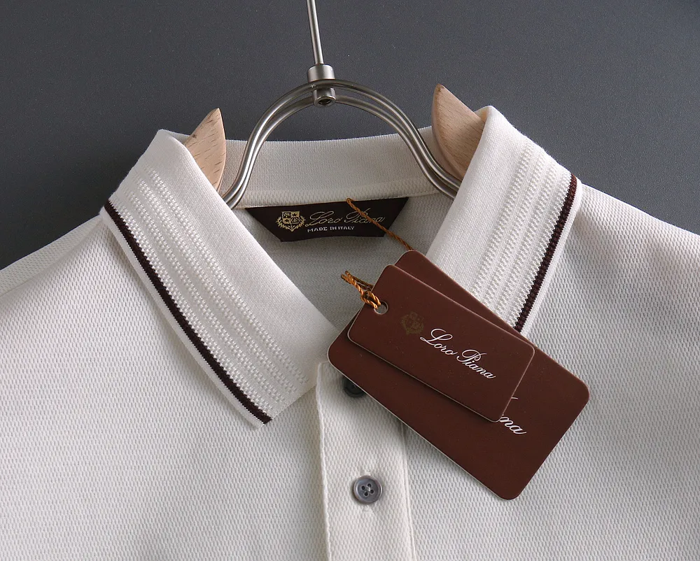 Loro Piana# New Arrival men's POLO shirt is now available! Custom woven jacquard mesh fabric Hot Sale fabric! Five-strand embroidery, soft and comfortable texture, very breathable, long-lasting washability, Versatile style! Color: Dark Blue Green White Purple Size: M-XXXL